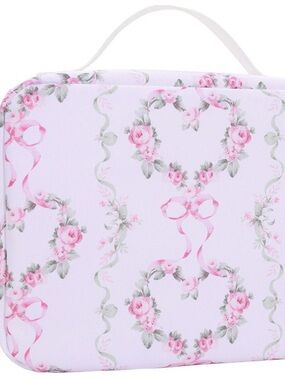 LoveShackFancy NWT Floral Heart Cold pack Lunch Box